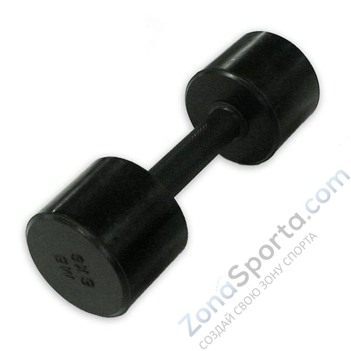 Гантель MB Barbell MB-Fit-6 обрезиненная