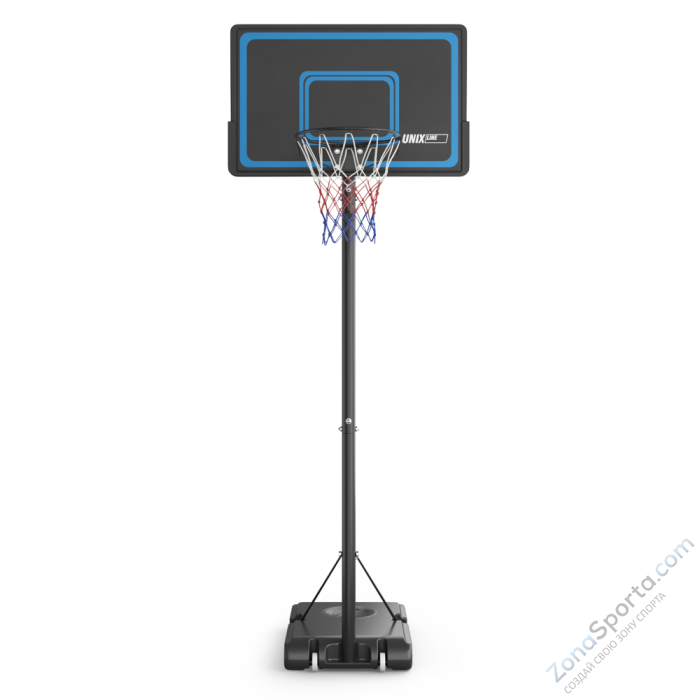 Баскетбольная стойка UNIX Line B-Stand-PE 44x28 R45 H135-305 см
