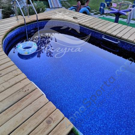 Бассейн Лагуна ТМ247 овальный вкапываемый 5,5 х 3,05 х 1,25 м