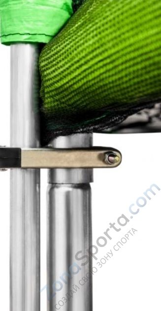 Батут Alpin 3,74 м с защитной сеткой и лестницей