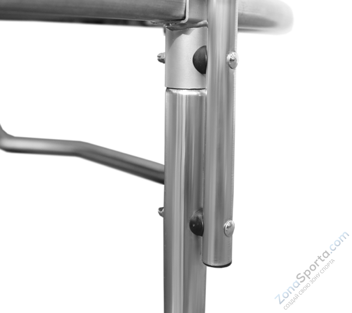 Батут Arland 14FT с внутренней страховочной сеткой и лестницей (Light green)