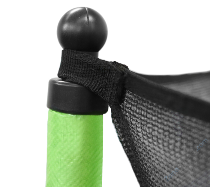 Батут Arland 8FT с внешней страховочной сеткой и лестницей (Light green)