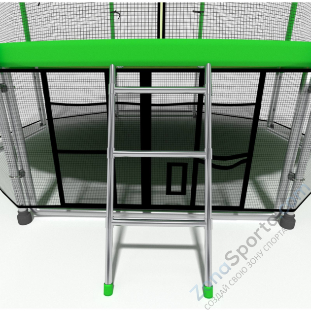 Батут i-Jump Basket 8ft green