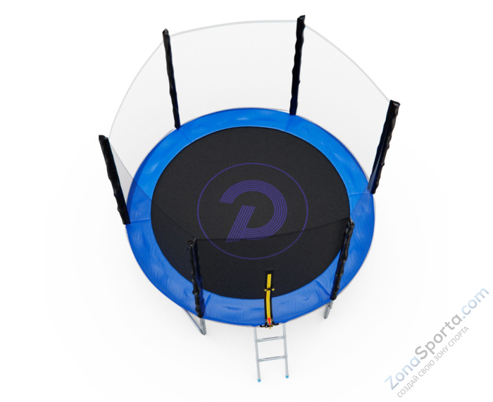 Батут с сеткой DFC Pelpo 8ft с лестницей, Blue