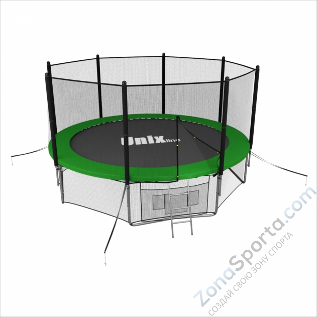 Батут Unix line 12 ft outside (Green) Батут Unix line 12 ft outside (Green)