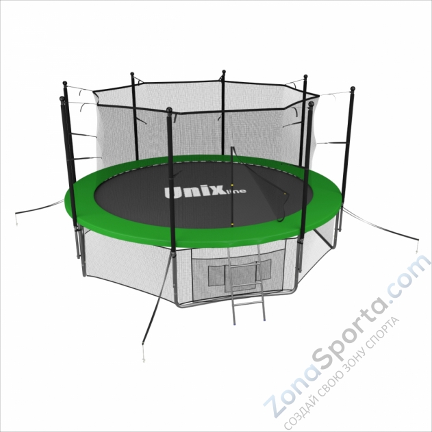 Батут Unix line 14 ft inside (Green) Батут Unix line 14 ft inside (Green)