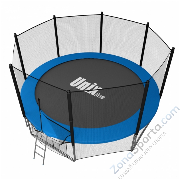 Батут Unix line 14 ft outside (Blue) Батут Unix line 14 ft outside (Blue)