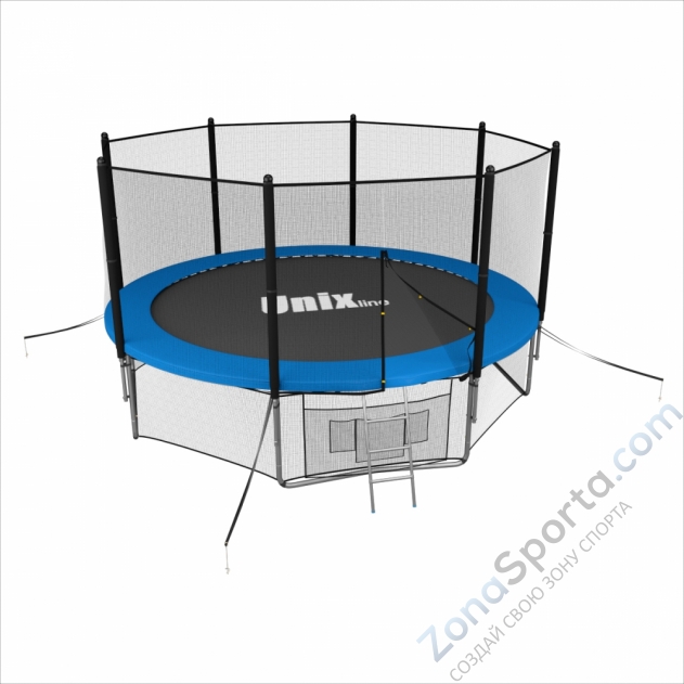 Батут Unix line 14 ft outside (Blue) Батут Unix line 14 ft outside (Blue)