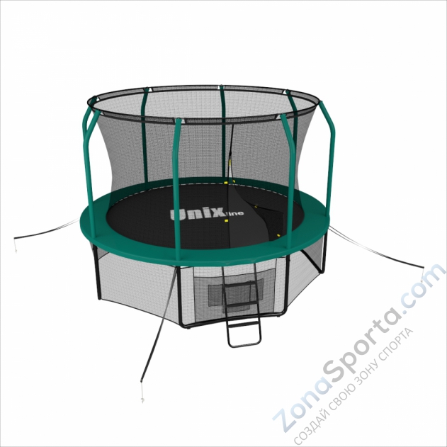 Батут Unix line 10 ft Supreme (Green) Батут Unix line 10 ft Supreme (Green)