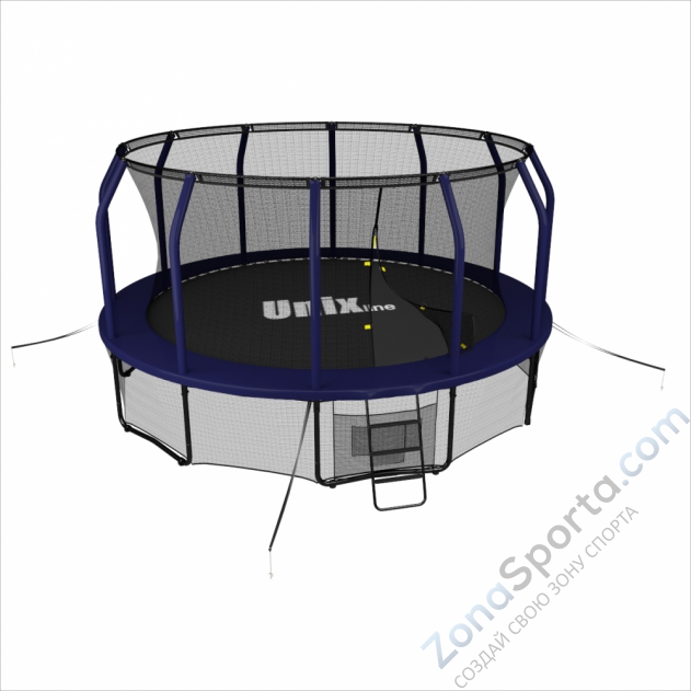Батут Unix line 12 ft Supreme (Blue) Батут Unix line 12 ft Supreme (Blue)