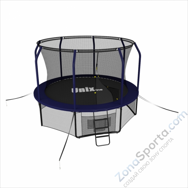 Батут Unix line 8 ft Supreme (Blue) Батут Unix line 8 ft Supreme (Blue)