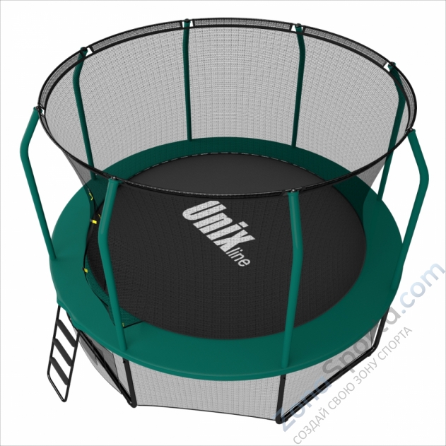 Батут Unix line 8 ft Supreme (Green) Батут Unix line 8 ft Supreme (Green)