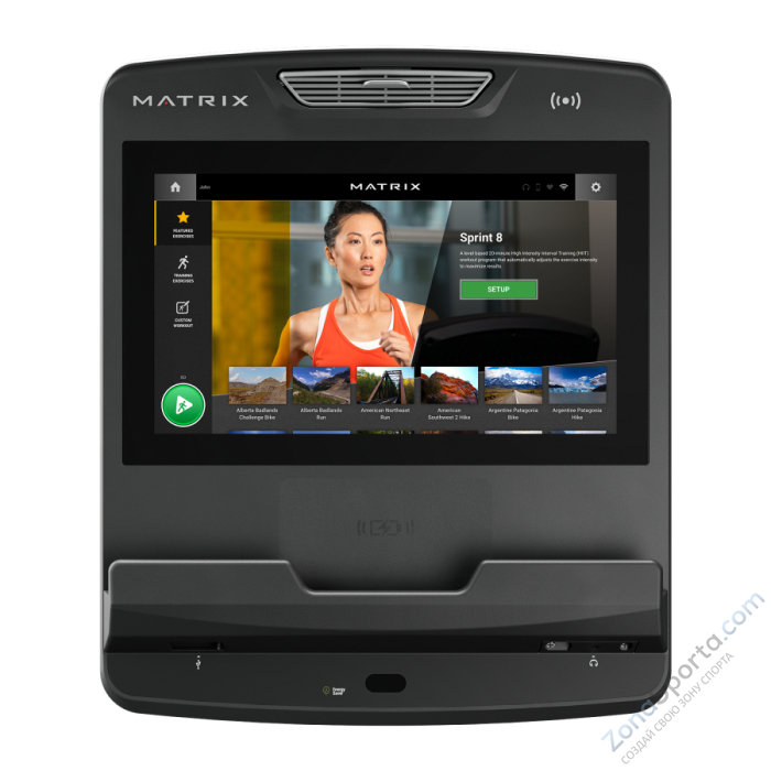 Беговая дорожка Matrix Performance Plus с консолью Touch Base