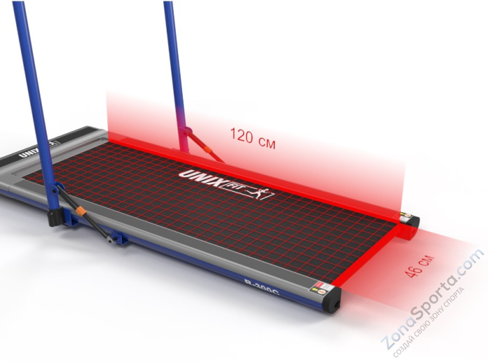 Беговая дорожка Unix Fit R-300C Blue