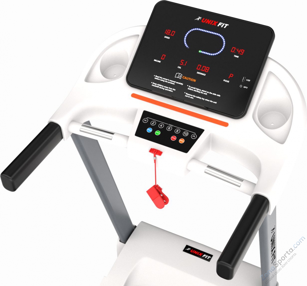 Беговая дорожка Unix Fit ST-630R White