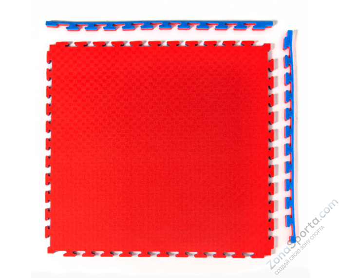 Будо-мат DFC, 100 x 100 см, 20 мм, цвет сине-красный Будо-мат DFC, 100 x 100 см, 20 мм, цвет сине-красный