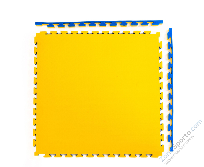Будо-мат DFC, 100 x 100 см, 40 мм, цвет сине-жёлтый Будо-мат DFC, 100 x 100 см, 40 мм, цвет сине-жёлтый