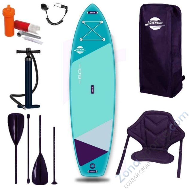 Cап борд для моря Adventum 10'8 Teal