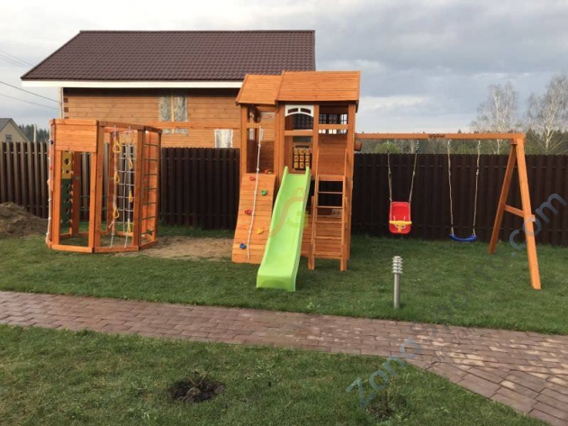 Детская площадка IgraGrad Клубный домик 2 с WorkOut Luxe