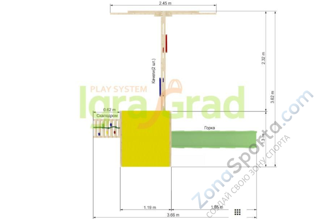 Детская площадка IgraGrad Крафтик