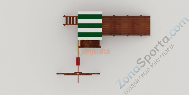 Детская площадка Савушка Мастер 1 (Махагон) 4 сезона