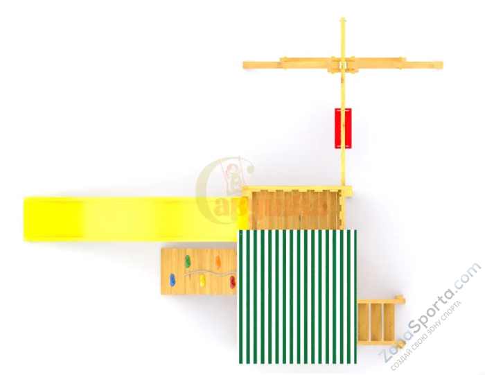 Детская площадка Савушка Мастер 1 Plus (горка 3 метра)