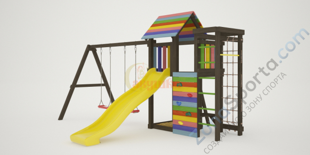 Детская площадка Савушка Мастер 10 (Brown Color)