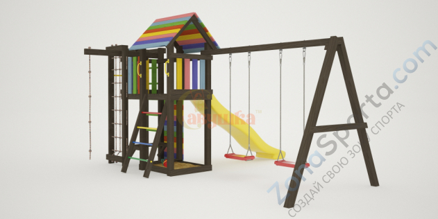 Детская площадка Савушка Мастер 10 (Brown Color)