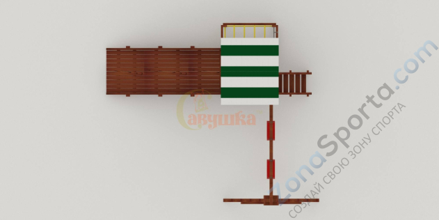 Детская площадка Савушка Мастер 5 (Махагон) 4 сезона