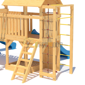 Детская деревянная игровая площадка для улицы дачи CustWood Scout S12