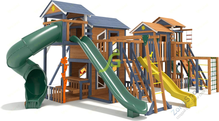 Детская деревянная площадка IgraGrad Домик 7 мод.2