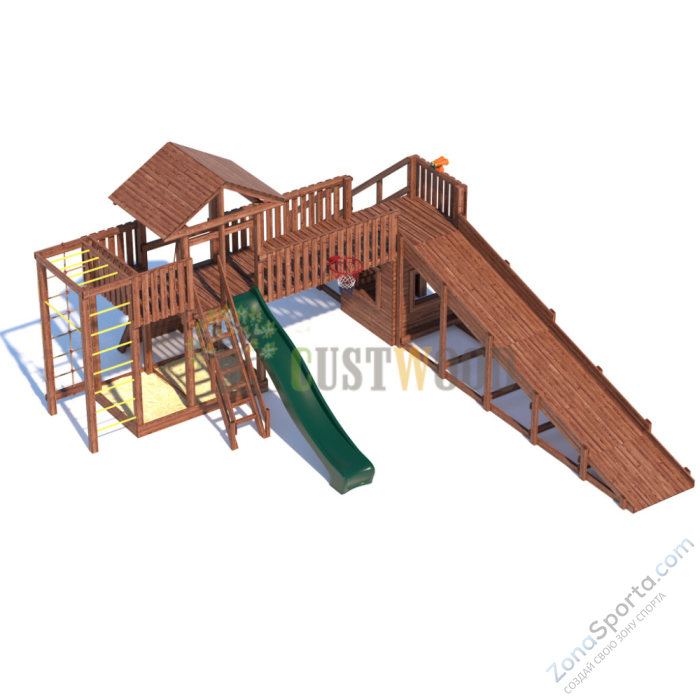 Детская площадка CustWood All-Season 7 (круглый год) Детская площадка CustWood All-Season 7 (круглый год)