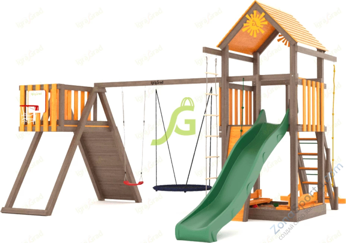 Детская площадка IgraGrad Панда Фани Gride мод.2