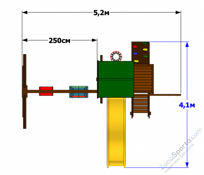 Детская площадка Мельница уют