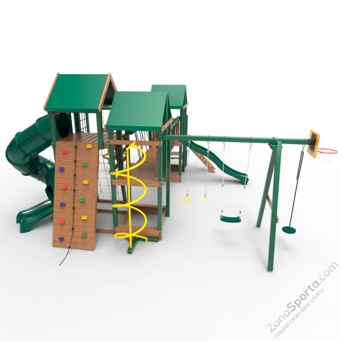 Детская площадка Пикник Форест Стэйдж К с винтовой трубой