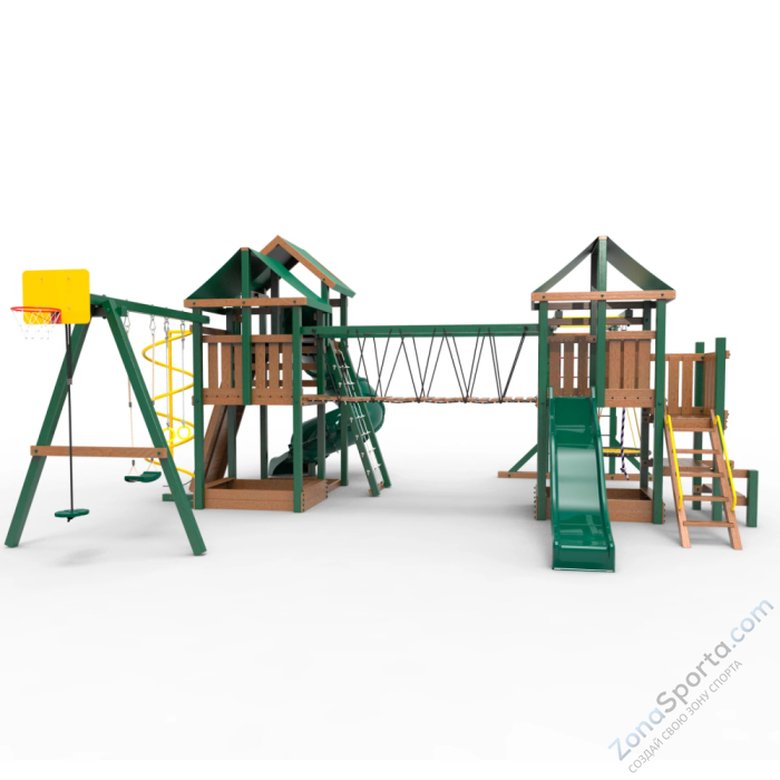 Детская площадка Пикник Форест Стэйдж К с винтовой трубой