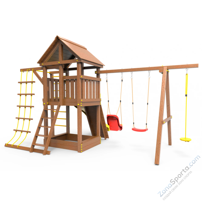 Детская площадка Пикник Оптимус Д с турником и шведской стенкой