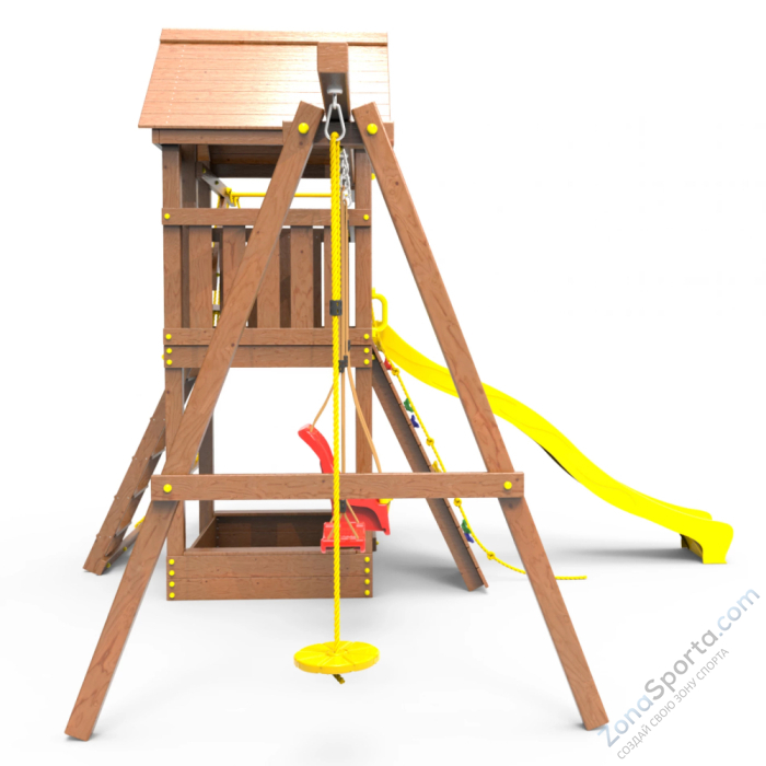 Детская площадка Пикник Оптимус Д с турником и шведской стенкой