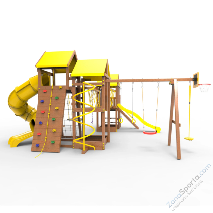 Детская площадка Пикник Оптимус Стэйдж К с винтовой трубой