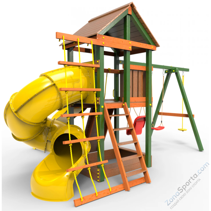 Детская площадка Пикник Вега Д с винтовой трубой