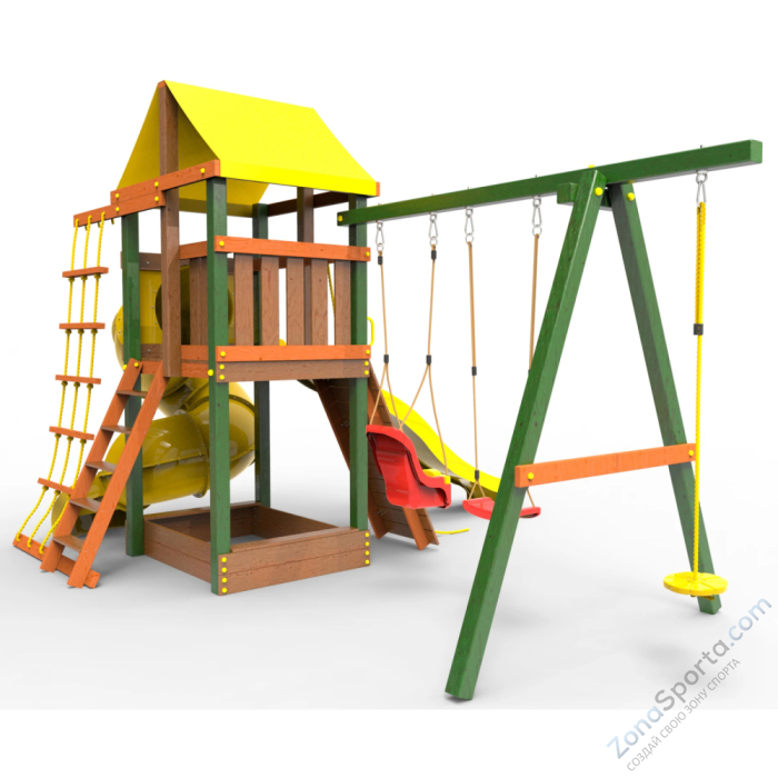 Детская площадка Пикник Вега с винтовой трубой