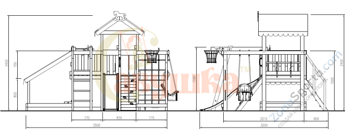Детская площадка Савушка Baby play 13 (Priority)