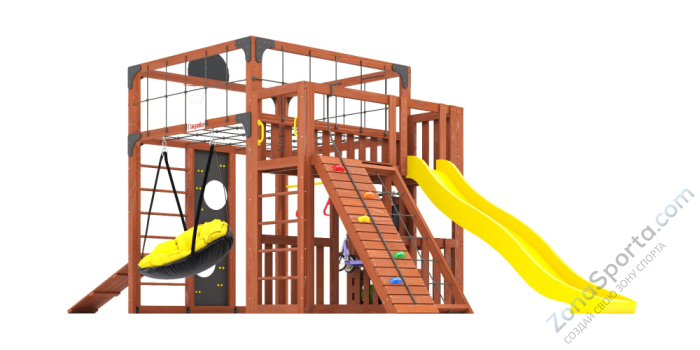 Детская площадка Савушка Куб-3 (Махагон)