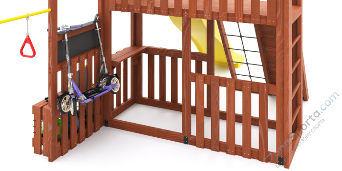 Детская площадка Савушка Куб-3 (Махагон)