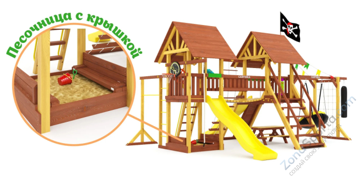 Детская площадка Савушка Люкс 9 Comfort