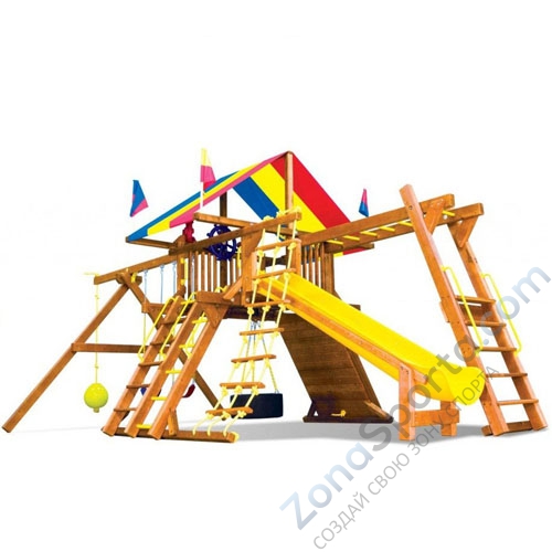Детская игровая площадка Rainbow Play Systems Американ Кастл III Тент (American Castle Package III RYB) Детская игровая площадка Rainbow Play Systems Американ Кастл III Тент (American Castle Package III RYB)