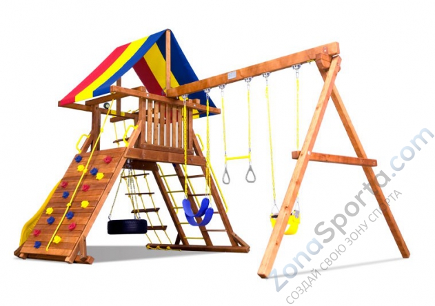 Детская игровая площадка Rainbow Play Systems Фиеста Кастл (Fiesta Castle Package II RYB) Детская игровая площадка Rainbow Play Systems Фиеста Кастл (Fiesta Castle Package II RYB)