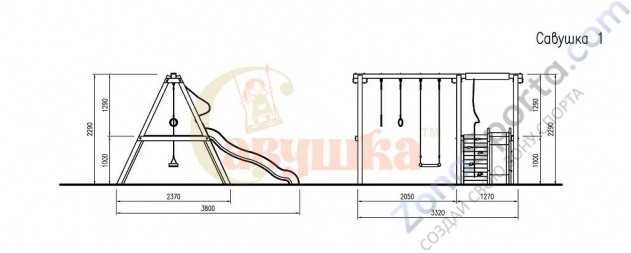 Детская площадка Савушка 1