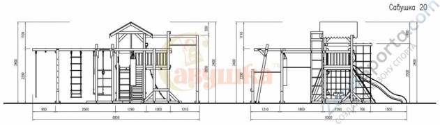 Детская площадка Савушка Семейная
