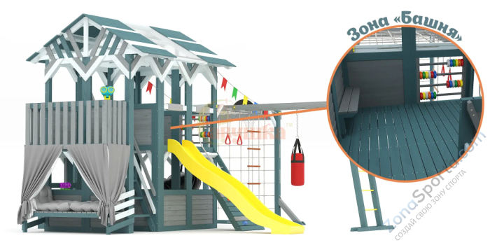 Детский игровой комплекс Савушка PlayHouse-4